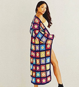 SALE: Crochet Pattern: Coat'chella Jacket in Granny Squares
