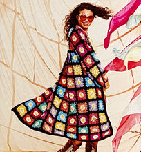 Load image into Gallery viewer, SALE: Crochet Pattern: Coat&#39;chella Jacket in Granny Squares

