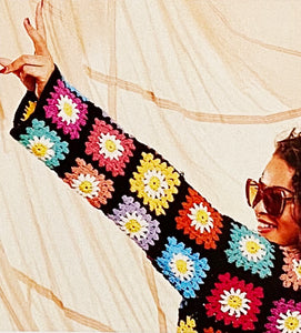 Crochet Pattern: Coat'chella Jacket in Granny Squares