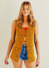 Load image into Gallery viewer, Crochet Pattern: Fringe Benefits Vest
