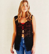 Load image into Gallery viewer, Crochet Pattern: Fringe Benefits Vest
