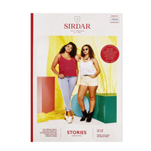 Load image into Gallery viewer, Pattern + Yarn: Knitted Summer Vest in Purple Sirdar Stories Cotton Yarn
