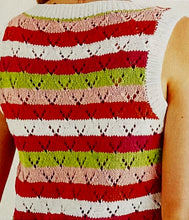Load image into Gallery viewer, Knitting Pattern: Headliner Stripe Vest
