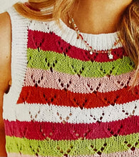 Load image into Gallery viewer, Knitting Pattern: Headliner Stripe Vest
