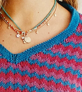 Knitting Pattern: Cow Bell Sleeve Sweater