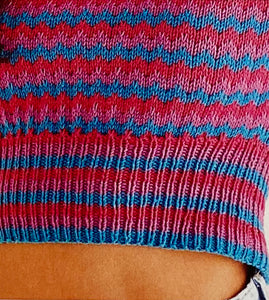 Knitting Pattern: Cow Bell Sleeve Sweater