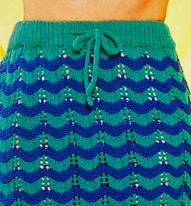 Knitting Pattern: Mic Drop Maxi and Crop Top
