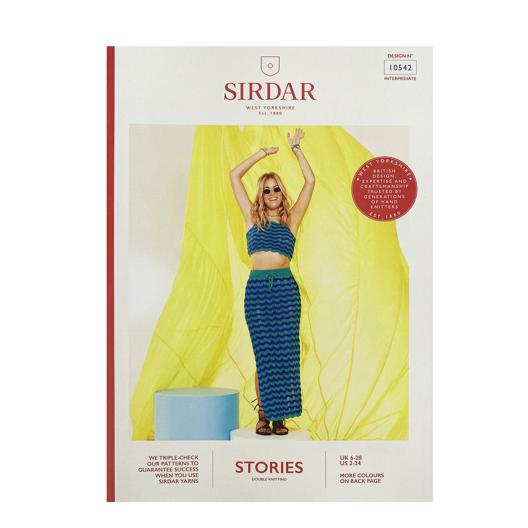 Knitting Pattern: Mic Drop Maxi and Crop Top