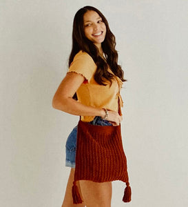Knitting Pattern: Next Big Thing Tassel Tote