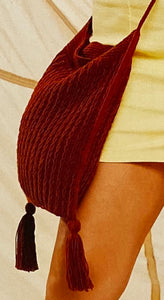 Pattern + Yarn: Knitted Cross Body Bag in Green Sirdar Stories Cotton Yarn