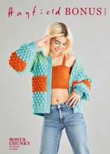 Load image into Gallery viewer, Knitting Pattern: Bubble Cardigan and Bralette in Chunky Yarn
