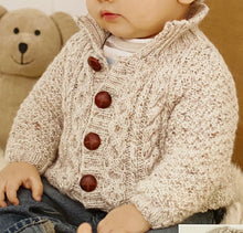 Load image into Gallery viewer, Knitting Pattern: Baby Sweater, Jacket and Hat for 0-7 Years
