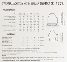 Load image into Gallery viewer, Knitting Pattern: Baby Sweater, Jacket and Hat for 0-7 Years

