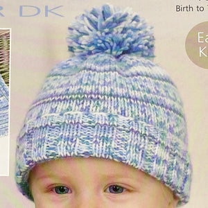 Knitting Pattern: Sweater, Hat and Blanket for Babies and Children 0 to 7 years