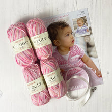 Load image into Gallery viewer, Pattern + Yarn: Ballet Cardigans in Pink Sirdar Snuggly Crofter DK Yarn
