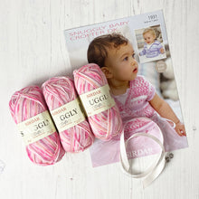 Load image into Gallery viewer, Pattern + Yarn: Ballet Cardigans in Pink Sirdar Snuggly Crofter DK Yarn
