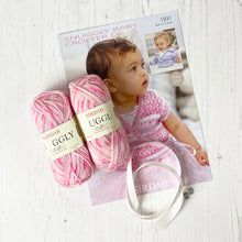Load image into Gallery viewer, Pattern + Yarn: Ballet Cardigans in Pink Sirdar Snuggly Crofter DK Yarn
