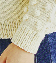 Load image into Gallery viewer, Knitting Pattern: Popcorn Stitch Cardigan for 3-7 Years
