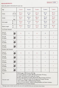 SALE: Knitting Pattern: Fun Summer Sweaters for Kids 3-7 Years
