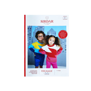 NEW Knitting pattern: Sirdar Superhero Sweater in DK Yarn for Kids Ages 3-7