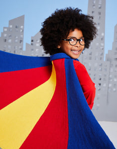 NEW Knitting pattern: Sirdar Super Hero Cape in DK Yarn for Kids Ages 3-7