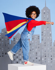 NEW Knitting pattern: Sirdar Super Hero Cape in DK Yarn for Kids Ages 3-7