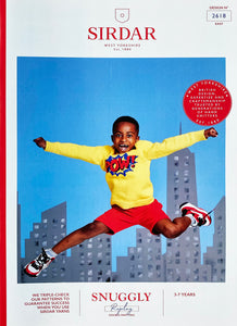 NEW Knitting Pattern: Sirdar Super POWer Sweater in DK Yarn for Kids Ages 3-7