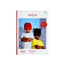 Load image into Gallery viewer, NEW Knitting pattern: Sirdar Super Hero Hats in DK Yarn for Kids Ages 3-7
