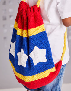 NEW Knitting Pattern: Sirdar Super Gadget Bags in DK Yarn for Kids