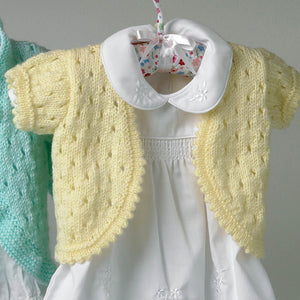 Knitting Pattern: Baby Cardigans in Sizes Birth to 2 Years