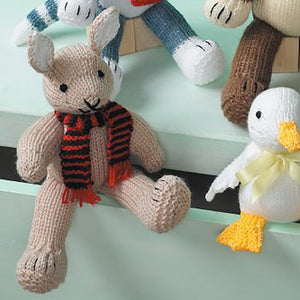 Knitting Pattern: Toy Animals in DK and Aran Yarn