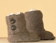 Load image into Gallery viewer, Knitting Pattern: Hug Slippers in DK Yarn for Ages 1 to Adult
