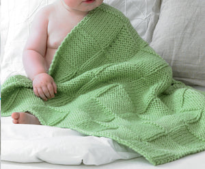 NEW Knitting Pattern: Baby Blankets in Chunky Yarn