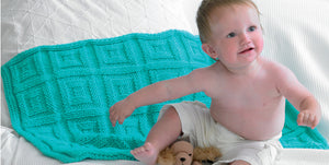 NEW Knitting Pattern: Baby Blankets in Chunky Yarn
