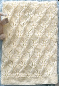 NEW Knitting Pattern: Baby Blankets in DK Yarn