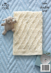 NEW Knitting Pattern: Baby Blankets in DK Yarn