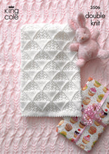 Load image into Gallery viewer, NEW Knitting Pattern: Baby Blankets in DK Yarn

