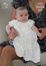Load image into Gallery viewer, NEW Knitting Pattern: Christening Set in DK Yarn
