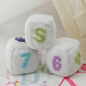 Knitting Pattern: Baby Blanket, Alphabet Blocks and Bunting