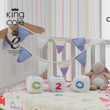 Load image into Gallery viewer, Knitting Pattern: Baby Blanket, Alphabet Blocks and Bunting
