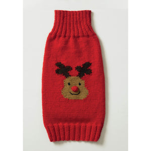 Knitting Pattern: Christmas Dog Coats in DK Yarn