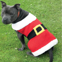 Load image into Gallery viewer, Knitting Pattern: Christmas Dog Coats in DK Yarn
