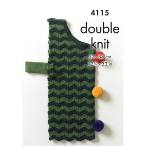 SALE: Knitting Pattern: Christmas Dog Coats in DK Yarn