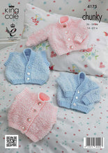 Load image into Gallery viewer, Knitting Pattern: Baby Cardigans and Baby Waistcoats for 0-24 Months
