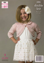 Load image into Gallery viewer, SALE: Knitting Pattern: Boleros in DK Yarn for Girls 2-9 Years
