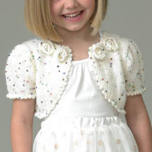 Load image into Gallery viewer, SALE: Knitting Pattern: Boleros in DK Yarn for Girls 2-9 Years

