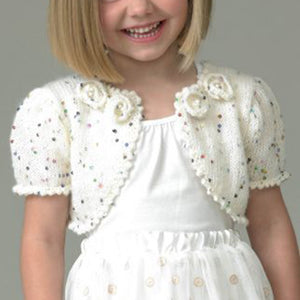 SALE: Knitting Pattern: Boleros in DK Yarn for Girls 2-9 Years