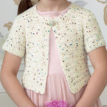 Load image into Gallery viewer, Crochet Pattern: Girls Cardigan for 2-8 Year Olds
