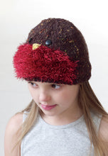 Load image into Gallery viewer, Knitting Pattern: Novelty Christmas Hats for Kids in Tinsel Chunky Yarn
