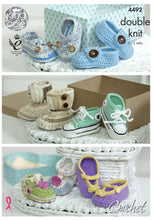 Load image into Gallery viewer, SALE: Crochet Pattern: Baby Shoes for Babies 0-12 Months
